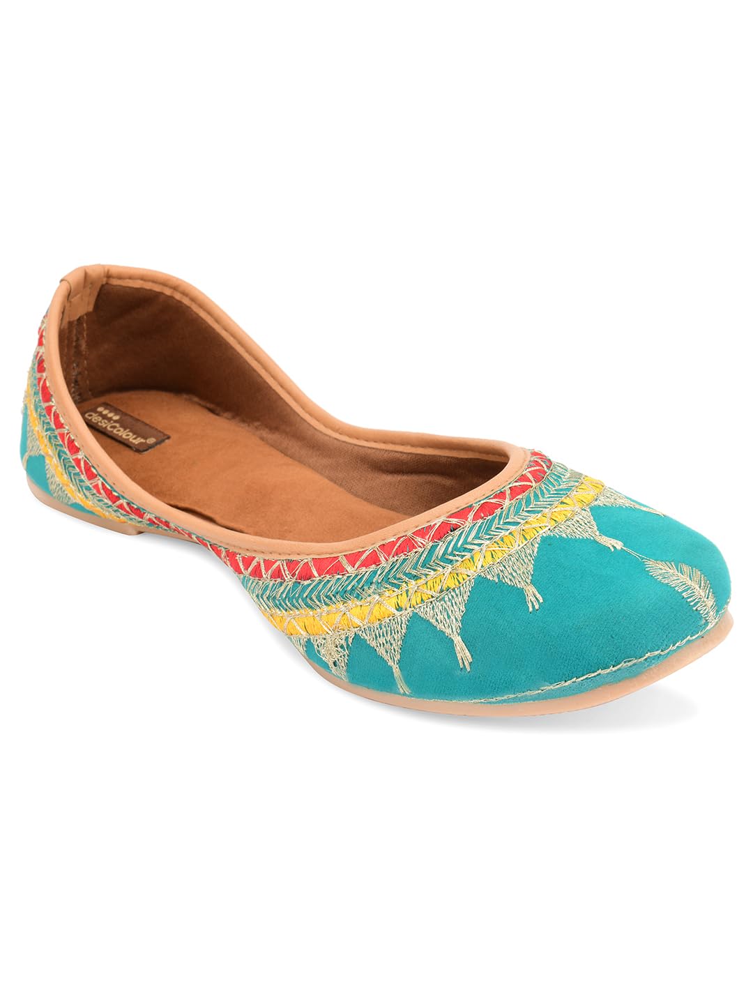 desi colour Women Ethnic Punjabi Jutti-picture-31