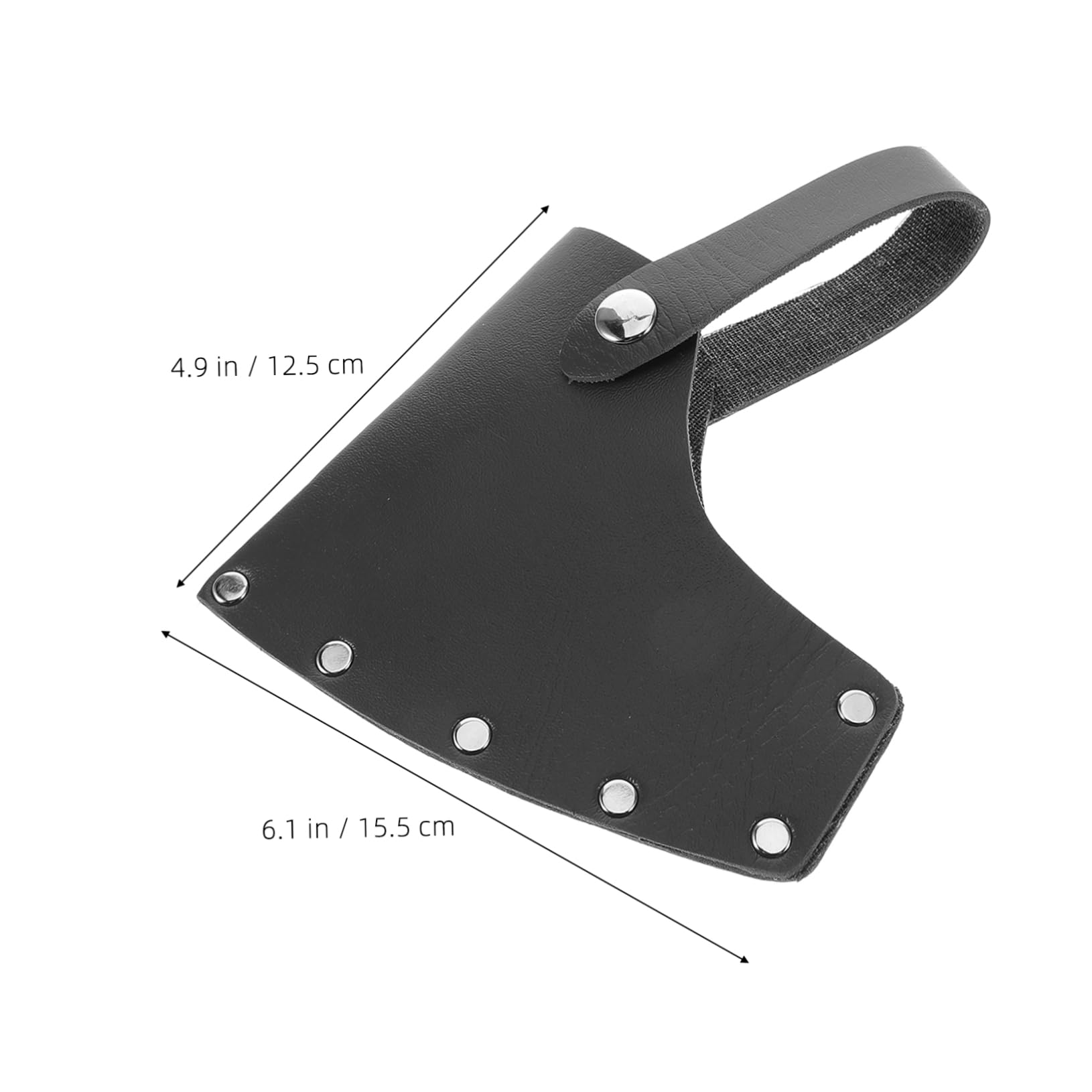 Yardwe Essential Outdoor Tool Cover Fake Leather Axe Rugged Construction for Camping Gear