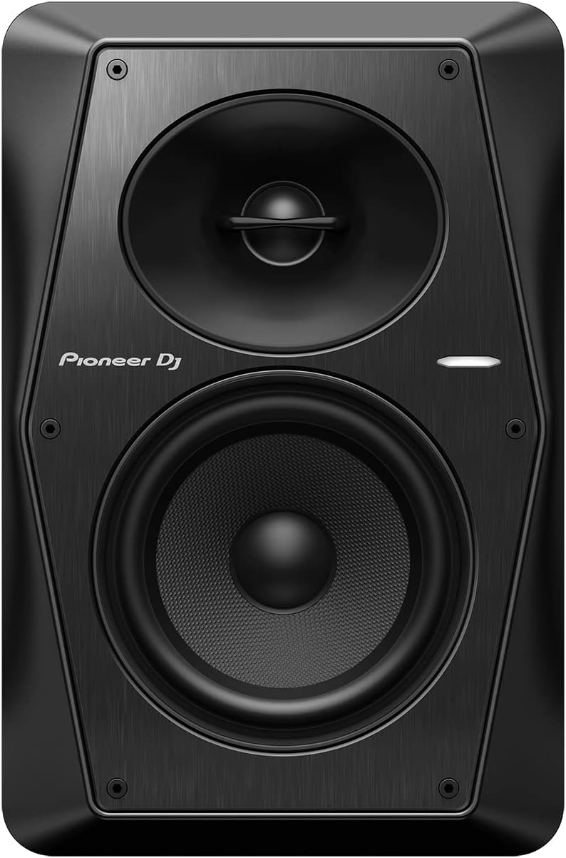 Pioneer DJ VM-50 - 60W Powered Studio Monitor with 5.25" Cone Woofer, 1" Dome Tweeter, and Low/High EQ Controls - Black