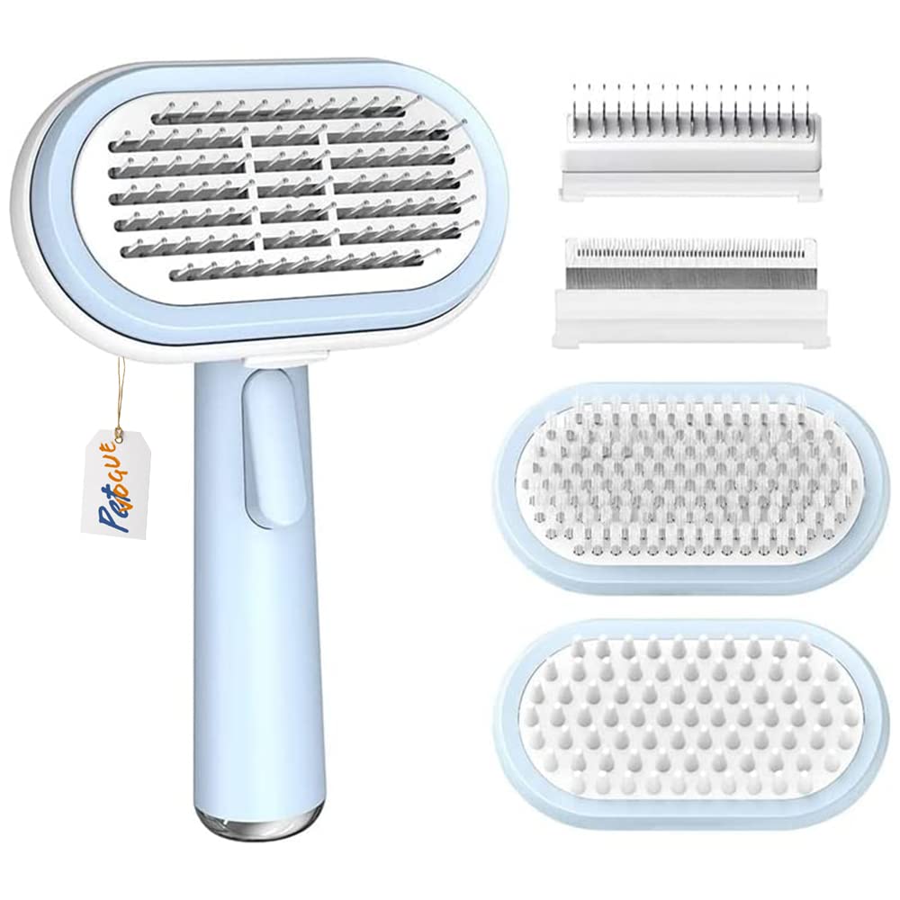PetVogue (NEWLY LAUNCHED) 5 in 1 Pet Grooming Kit Deshedding Tool, Dematting Undercoat Rake Brush for Mats and Tangles Removing, Slicker Brushes for Massage, Great for Short to Long Hair Small Large Dog and Cat Breeds & Puppies (B0BQJBB7GS) Amazon Price History, Amazon Price Tracker