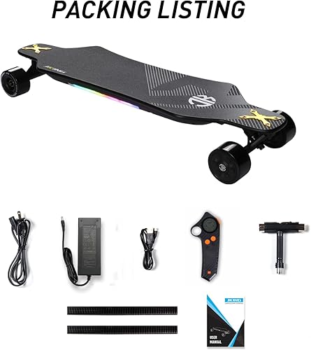 Miniatura 10 de JKING Electric Skateboard Electric Longboard with Remote Control Electric Skateboard900W Hub-Motor 26 MPH Top Speed218 Miles Range3 Speed