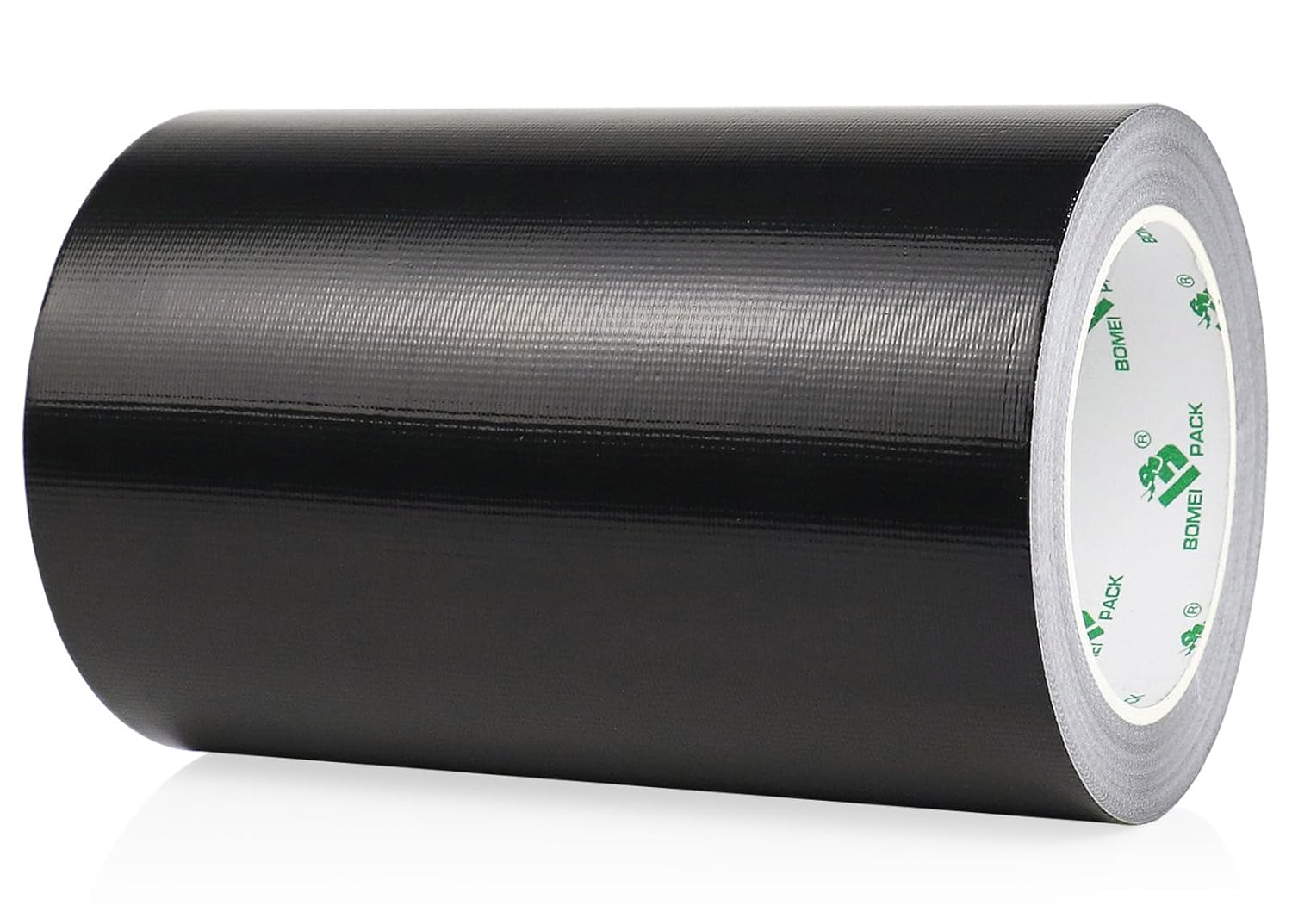 BOMEI PACK Adhesive Black Aluminum Foil Heat Shield Tape Barrier 7in x 66ft, Fiberglass Thermal Insulation Reflective Material High Temp Protection 1 Pack