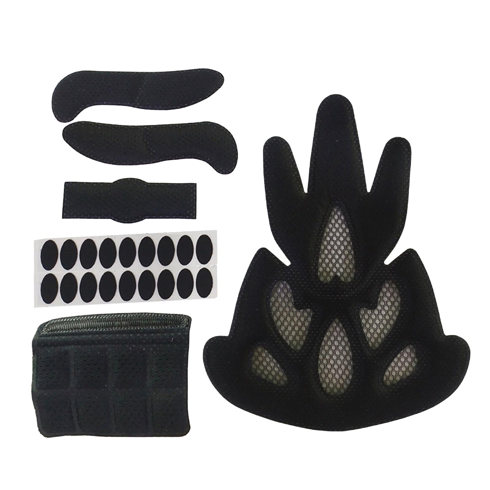 CRFFZ Helmets Inner Padding Net Foams Pad Washable Helmets Inner Pad Sealed Sponge Protective Lining Protections Liner Enduring Head Protections Liner Protective