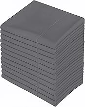 Utopia Bedding Pillowcases - 12 Pack - Bulk Pillowcase Set - Envelope Closure - Soft Brushed Microfiber Fabric- Wrinkle, Shrinkage and Fade Resistant Pillow Covers 20 x 30 Inches (Queen, Grey)