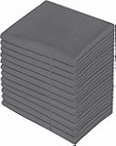 Utopia Bedding Queen Pillow Cases - 12 Pack - Envelope Closure - Soft Brushed Microfiber Fabric - Shrinkage and Fade Resistant Pillow Covers Queen Size 20 X 30 Inches (Queen, Grey)