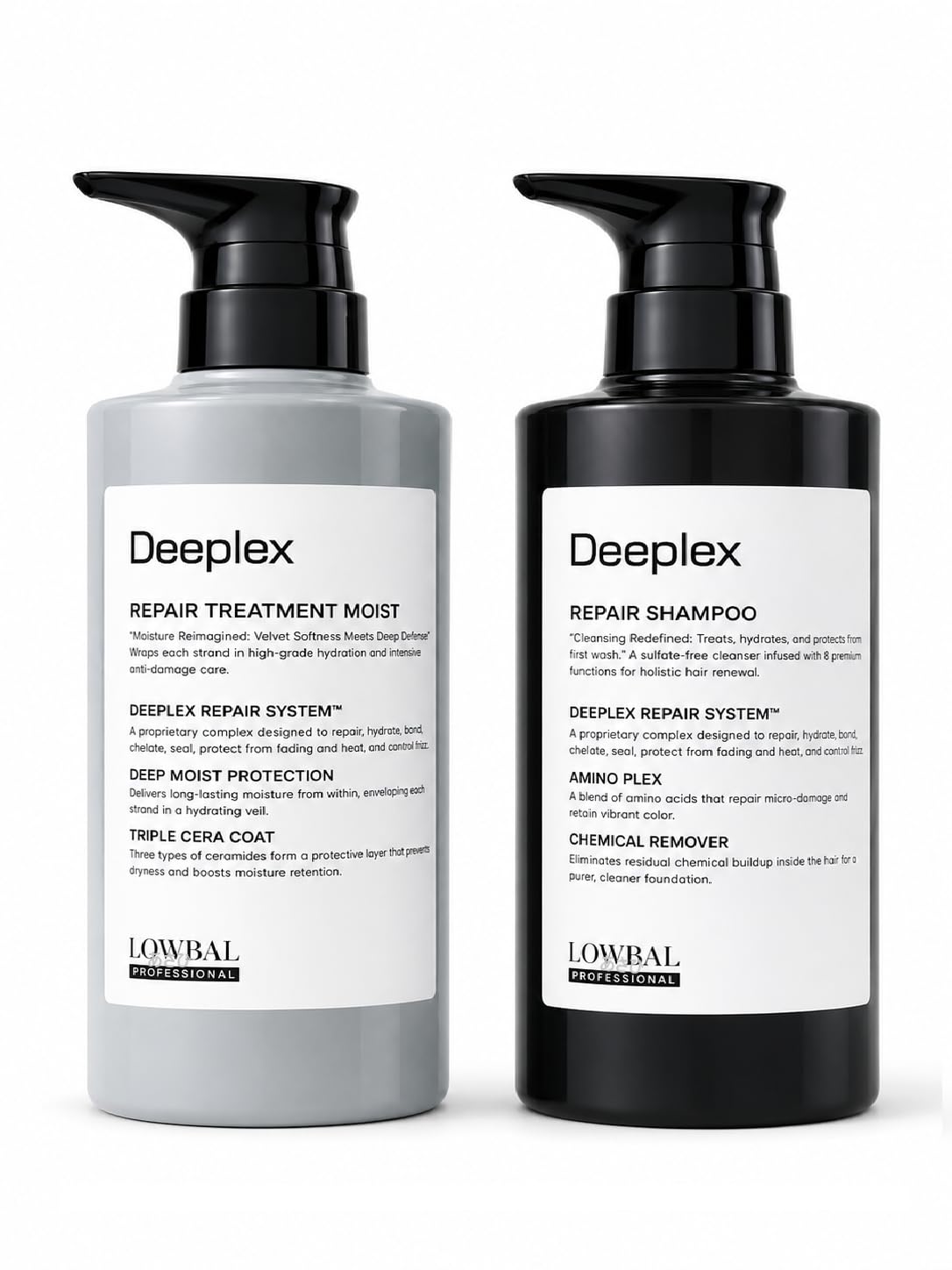 Amazon | Deeplex ディープレックス シャンプー 500ml /トリートメント