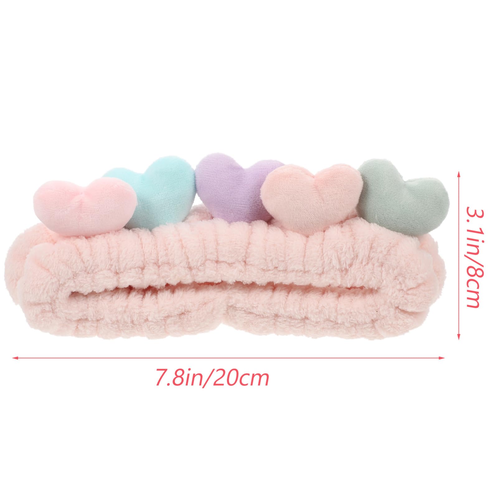 POPETPOP 6pezzi Fasce Elastiche Regolabili Pile Per Makeup e Detersione Colori Decorazioni Per e Ragazze