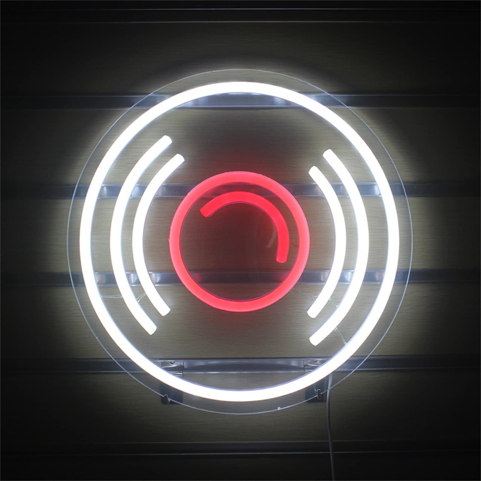 Insegne al Neon a LED Illuminazione CD Record Wall Hanging Art Lampade notturne Insegne al Neon Personalizzate Negozio Music Bar Music Room Decor Alimentato Tramite USB