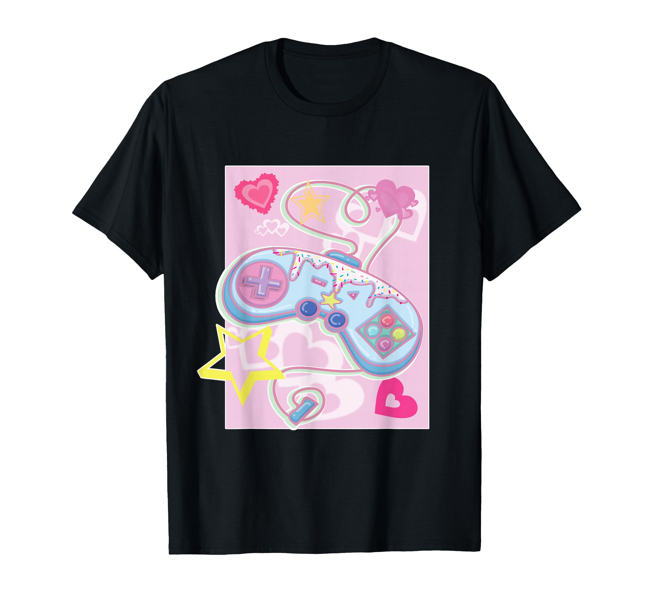 Kawaii Gamer Girl Game Controller T-Shirt T-Shirt