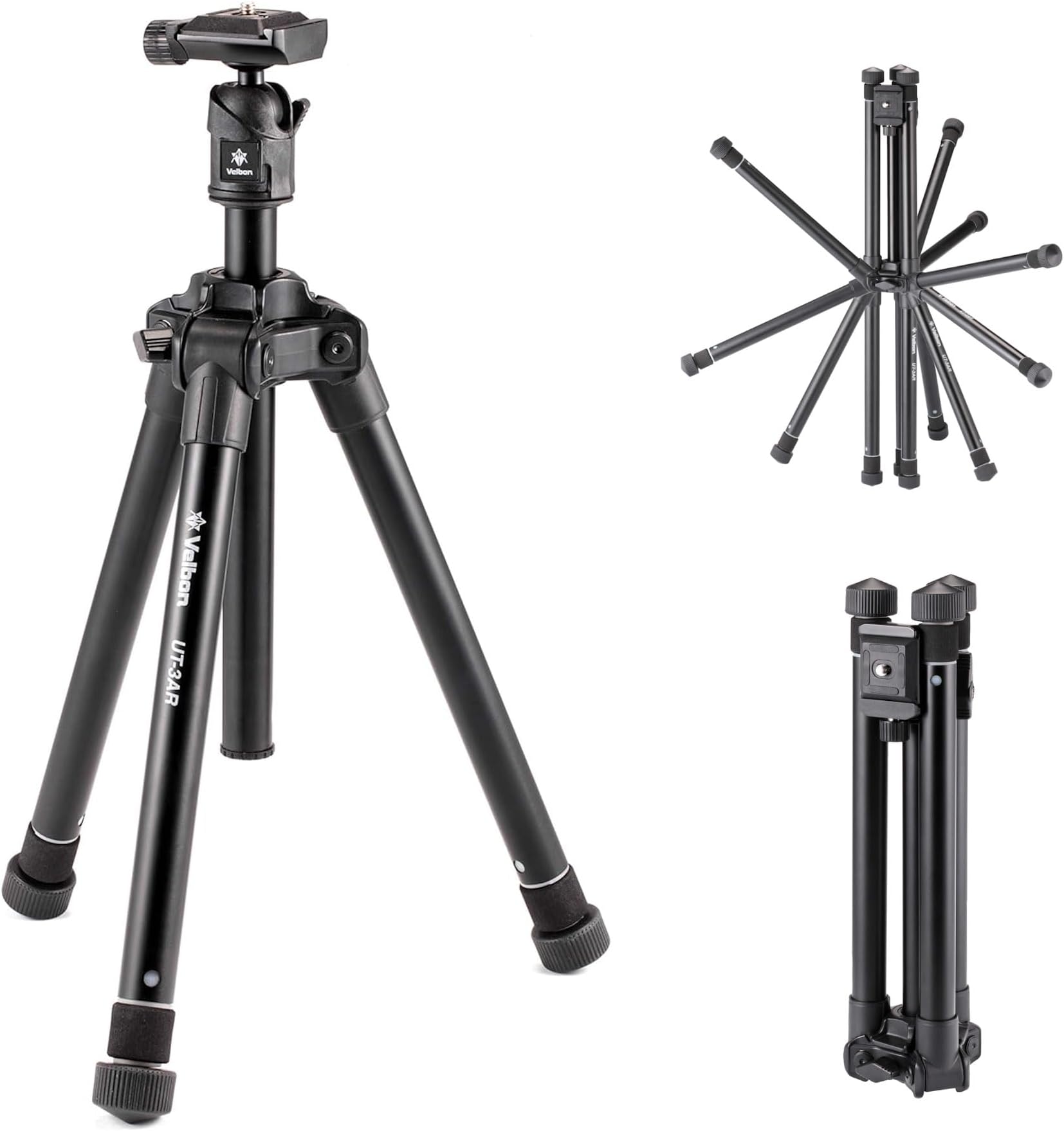 VelbonUT-3AR Camera Tripod , Black