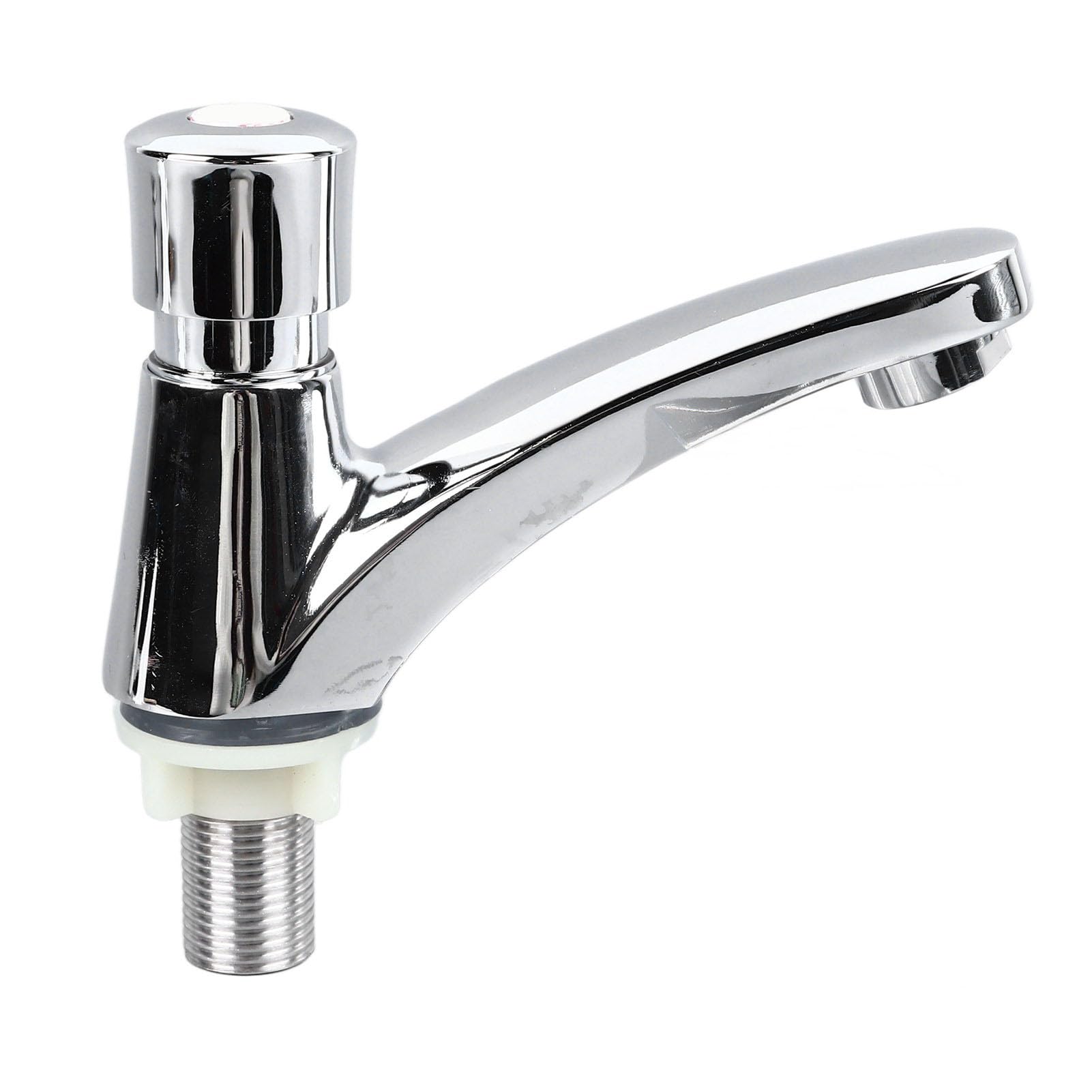 Haofy Robinet à Bouton Poussoir Alliage Cuivre Économie Eau Arrêt Automatique Lavabo Salle Bains Cuisine Hôtel Polyvalent
