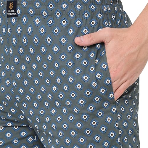 Image of Urban Scottish 100% Comfortable Men's Lounge Pants, Leisure-Wear Withn Elastic Waist-Band & Regular Fit, Machine Washable Stayt Home Clothing, Expert Craftsmanship Featuring Plush to The Touch Feel