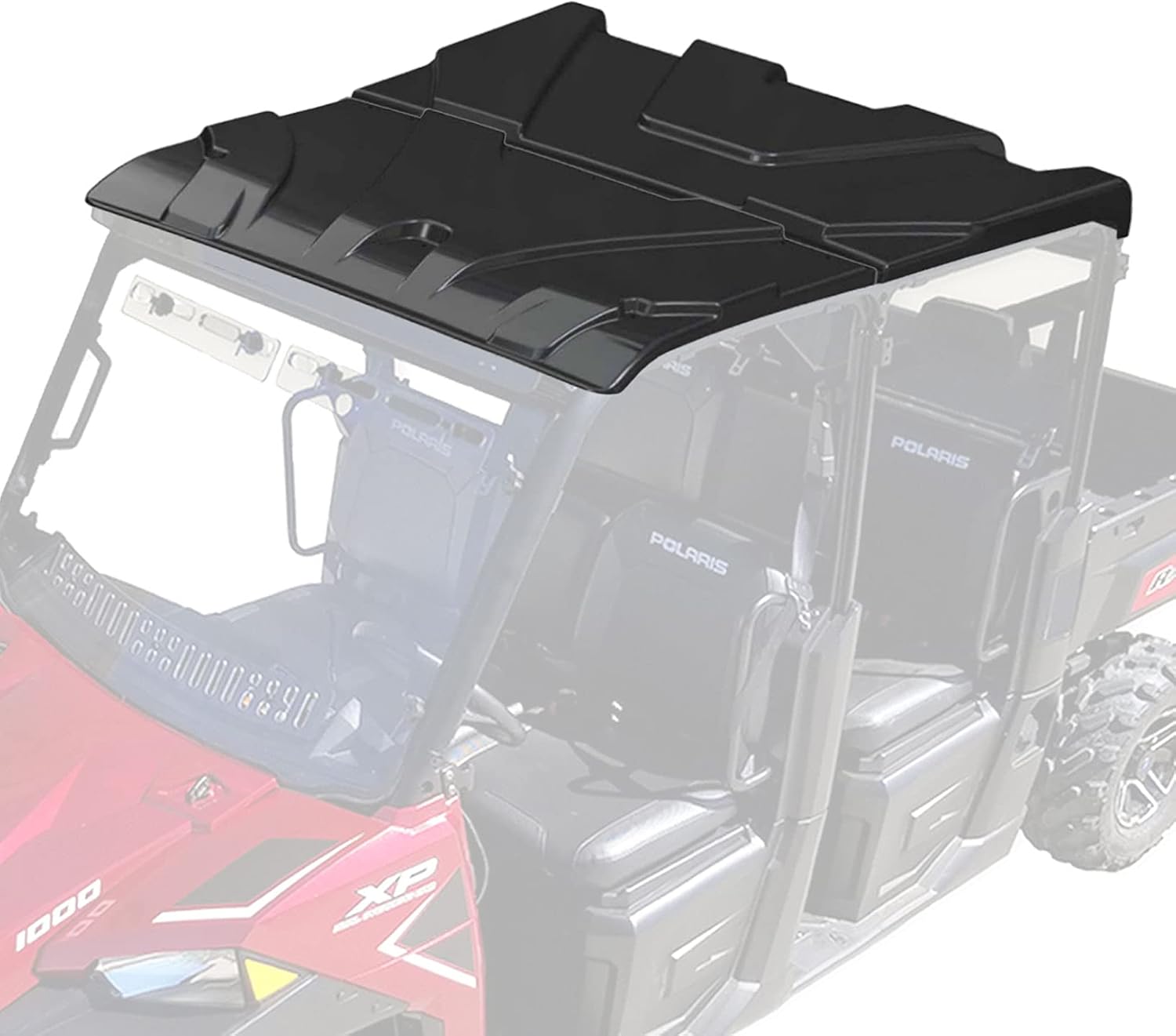 Plastic Panel Roof Compatible with 2013-2021 Polaris Ranger Full Size 1000 Diesel XP 900 XP 570 Crew 4 Seats Model