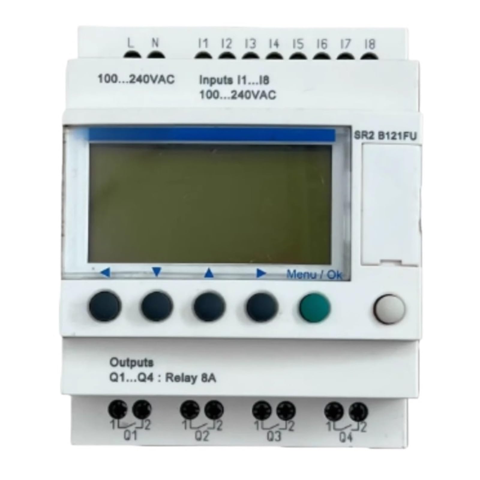 ZVQYSGIW SR2B121FU Compact Relay -12I O -100.240 V AC - Clock - Display Screen