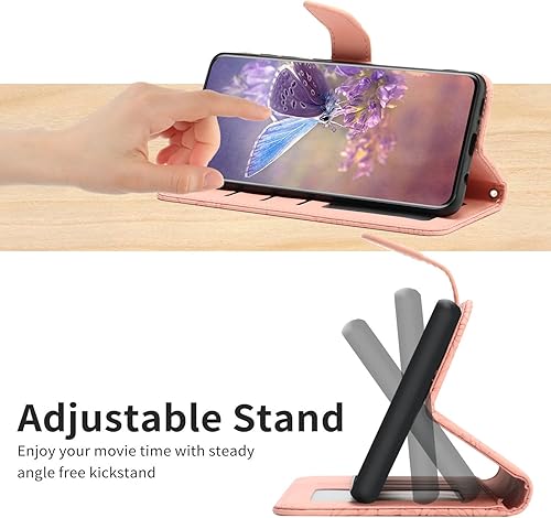 Miniatura 5 de XYX Wallet Case Compatible with Xiaomi 12S Ultra, Emboss Butterfly Flower PU Leather Flip Protective Case with Adjustable Shoulder Strap for Xiaomi