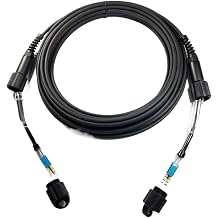 OM4 Patch Cord 7.0mm 2C SC FC Outdoor Waterproof FTTH Jumper Optical Fiber Armored Cable 2 Core100m,PDLC-PDLC