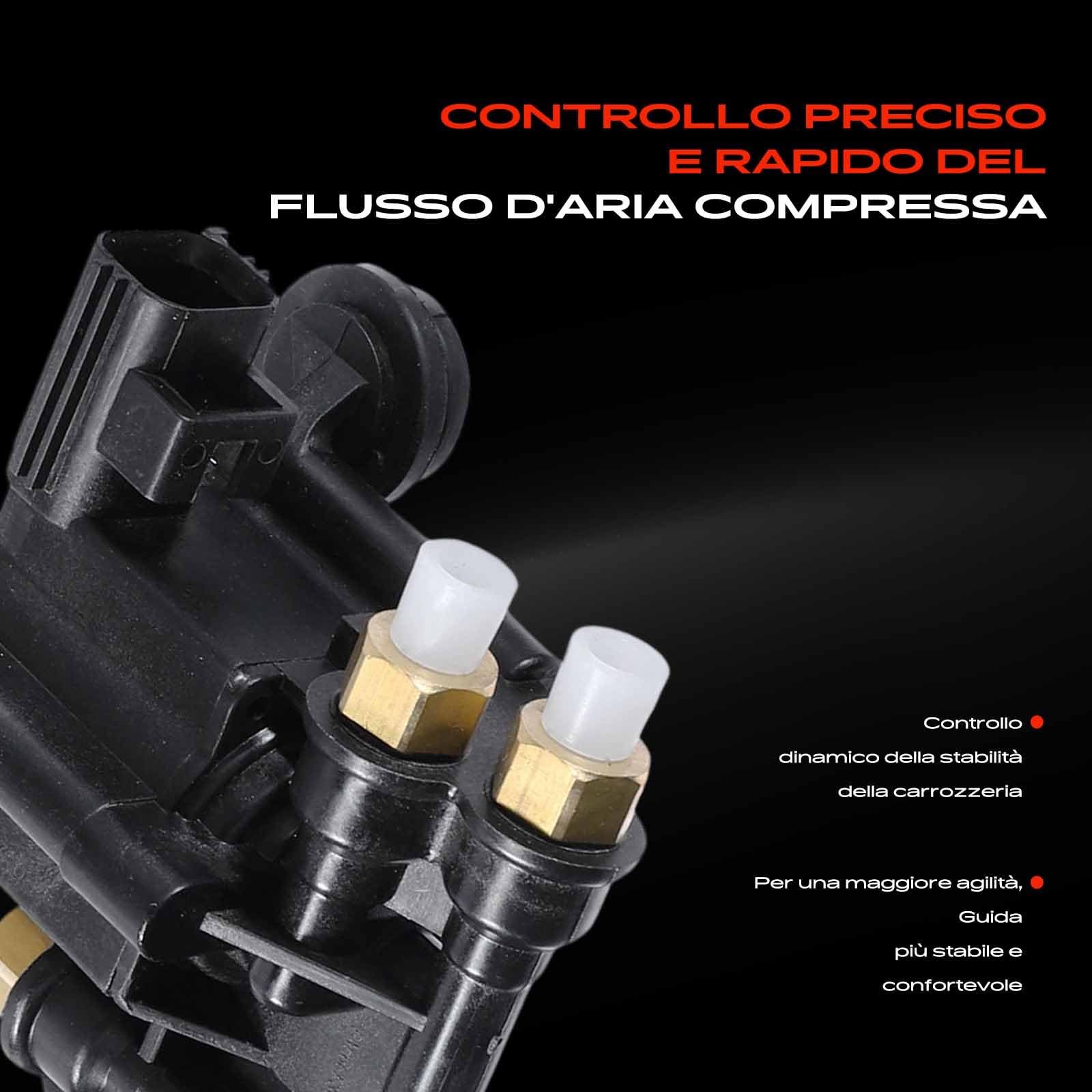 Frankberg Unità valvole sospensioni pneumatiche Compatibile con Ran.g.e Rove.r Sport L320 5.0 4x4 Ran.g.e Rove.r Sport L320 3.0 D 4x4 Discovery IV L319 5.0 V8 4x4 RVH000045