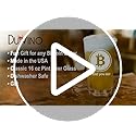DU VINO BITCOIN I TOLD YOU SO Pint Beer Glass - 16oz-Funny gift for Crypto Trader BTC Bitcoin Investor HODL Cryptocurrency Fanatic -Made in USA - Image 8