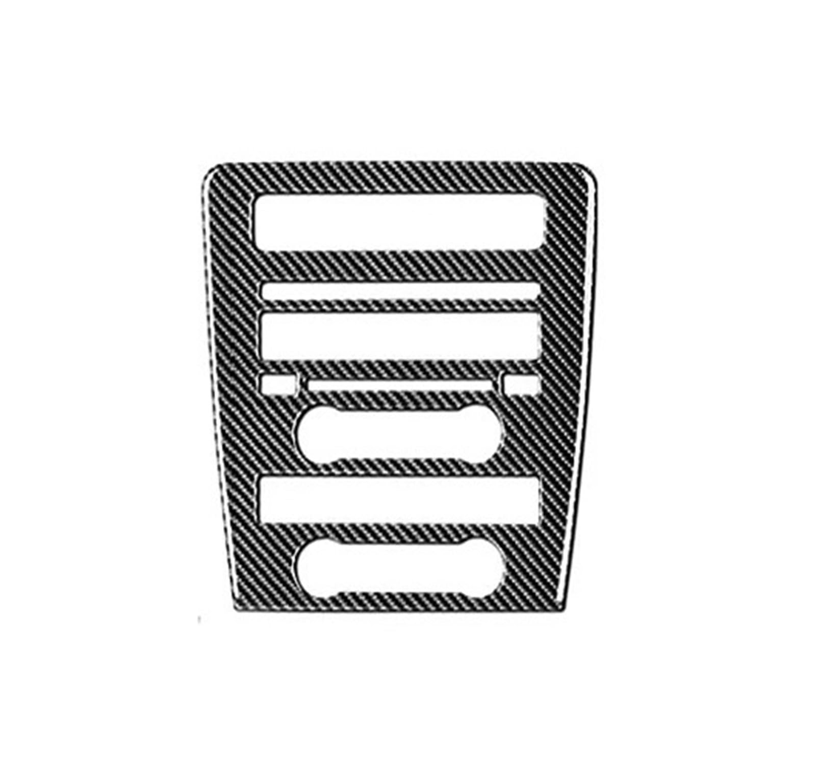 Car Interior Moulding Trim for Mustang 2010 2011 2012 2013 2014 Accessories Interior Trim Decoration Cover Sticker Real Carbon Fiber Interior Accessories(CD Panel A)