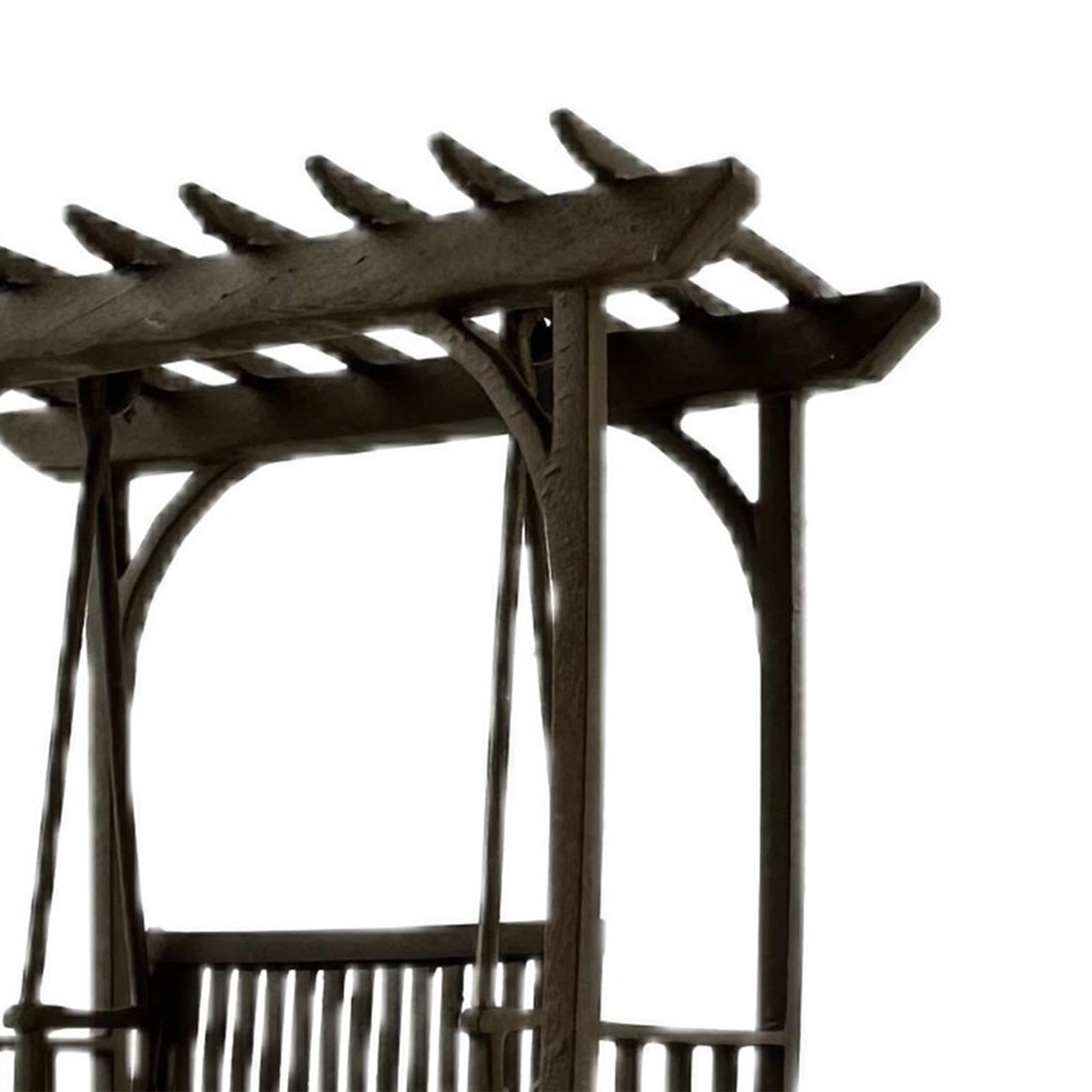 kowaku Miniature Playground Equipment Tiny Model Figurines Miniature Figurine Diorama Mini Entertainment Facilities Yard Ornament Diorama Layout, 1 64 Scale