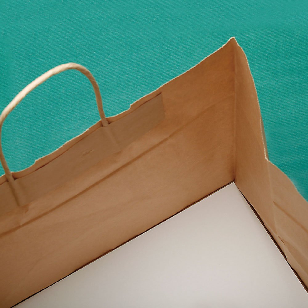 紙もの２点 シモジマ 角底無地袋 LL 004012600 1セット（500枚：100枚×5袋