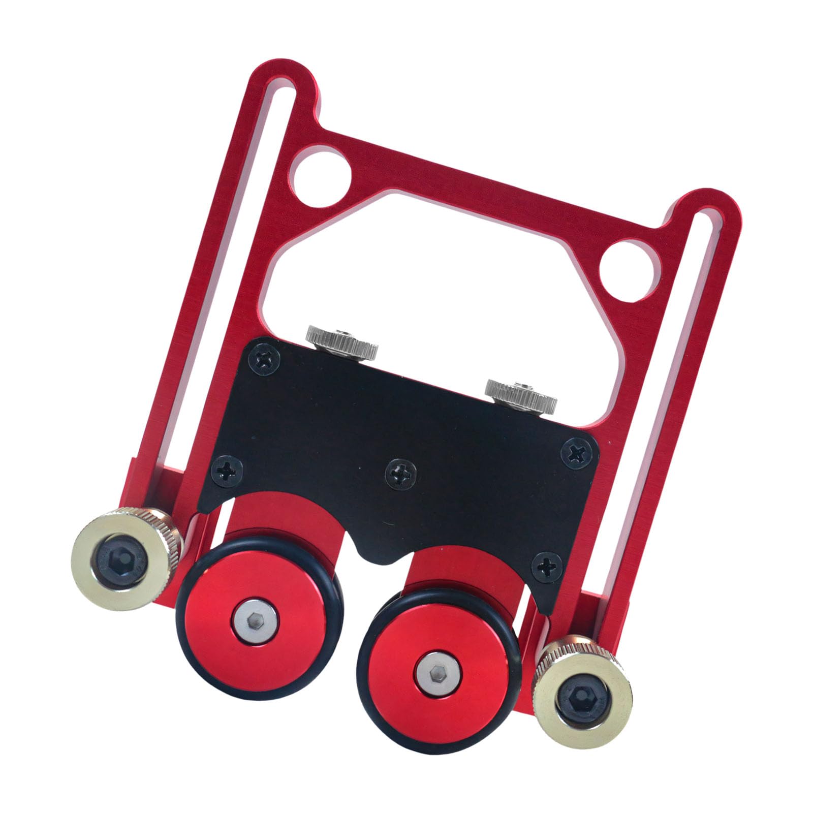 Aluminum Cutting Table Hold Down Clamp Featuring Single Direction Roller for Secure Workpiece Positioning on Band and Circular Shears Professional Woodworking Press