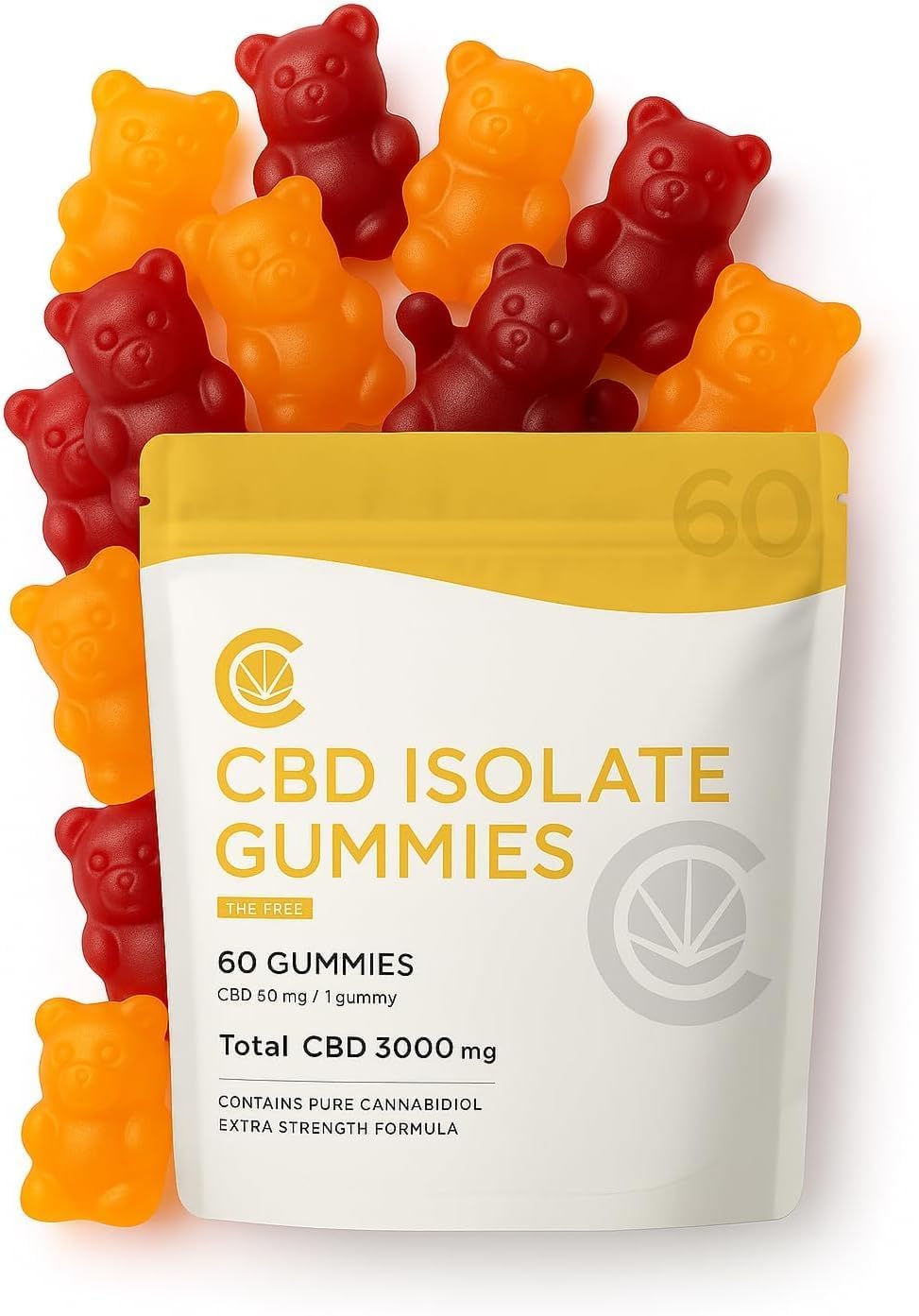 Amazon | CBD グミ CannaTech 3000mg 60粒 50mg/粒 CBDアイソレート