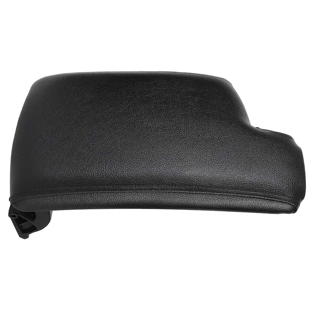 Qiilu Couvercle de boîte d'accoudoir de Voiture, 51169134486 Couvercle de Couvercle de boîte Centrale d'accoudoir de Console Avant adapté pour E90 E92 série 3 2005-2012(Noir)