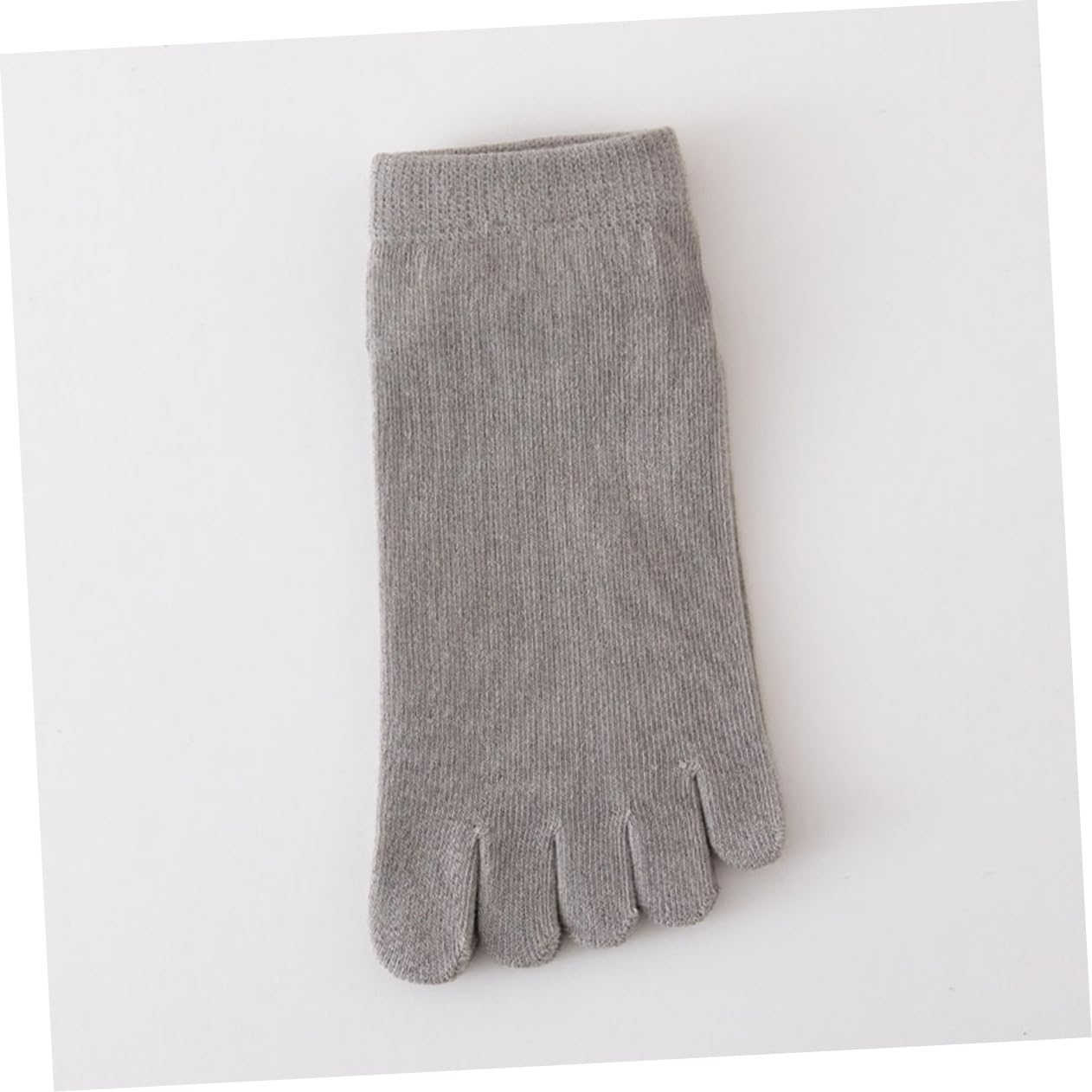 CALLARON 5 Series Calcetines De Punta Cortar Calcetines Invisibles De Cinco Dedos Con Puntera Separada De Las Mujeres Bajo Medias Algodón 4 Pares*5