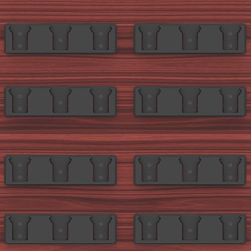 Miniatura 10 de Soporte de batería para batería Milwaukee M18 de 18 V, montaje de 3 ranuras para batería a granel, herramienta de garaje, soporte de batería