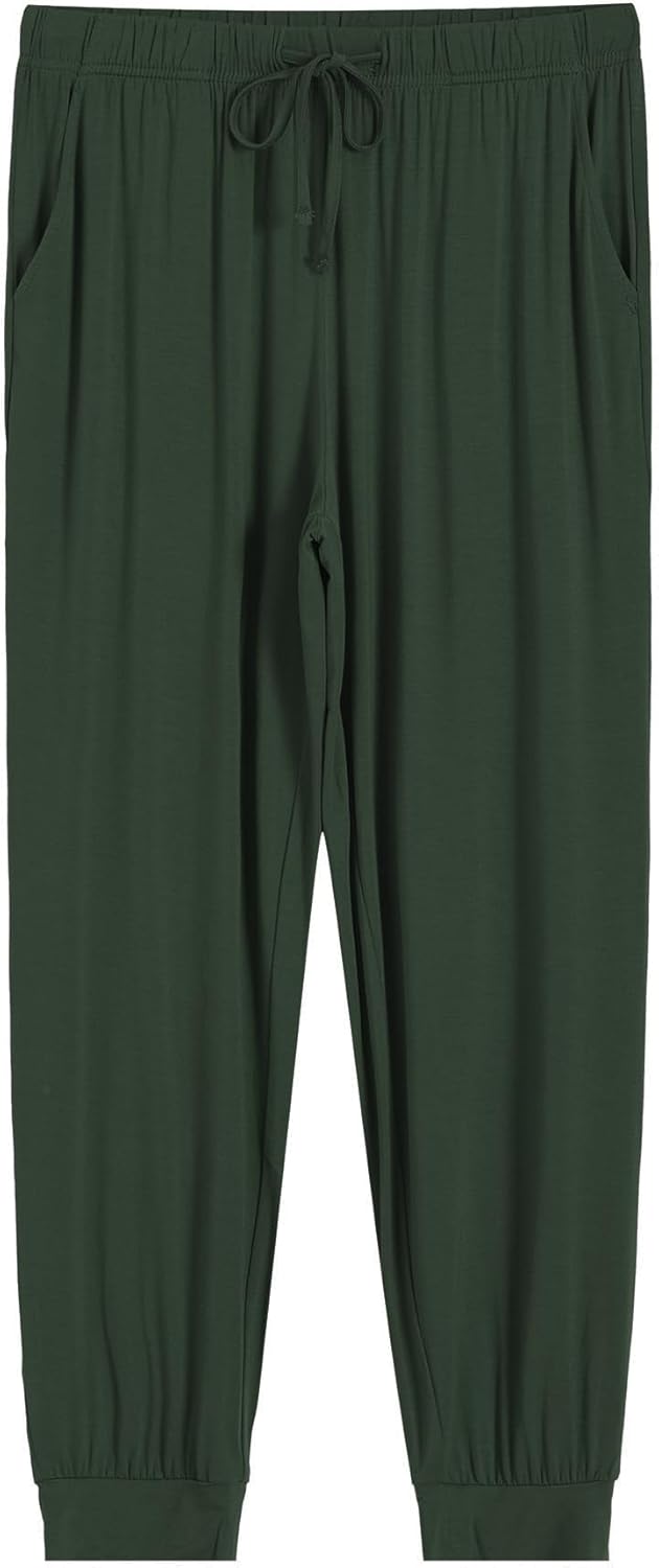 Latuza Women's Petite Jogger Pajamas Set Long Sleeve Sleepwear Petite Size - Image 4