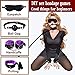 Purple Nylon 10 Piece Multifunctional Fashion Accessory, Slim and Dynamic, Showcasing Fashion Charm and Comfortable Sports Experience.
