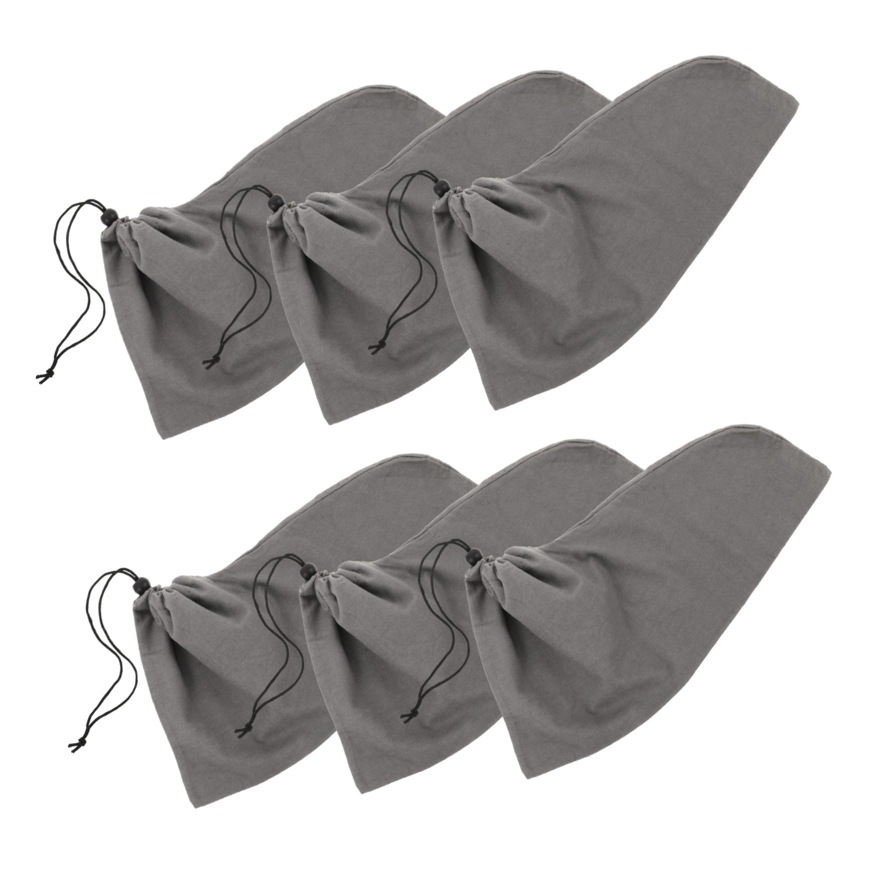 UPKOCH 6 Pezzi Borsa Per Scarpe Con Coulisse Borsa Di Stoccaggio Da Viaggio Per Il Viaggio Dark Grey
