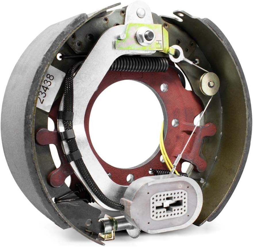 12-1/4" x 4" 10K HD FSA LH Electric Brake Assembly with 7 Bolt Backing Plate for Dexter Axles Replaces Dexter Part Number: K23-438-00