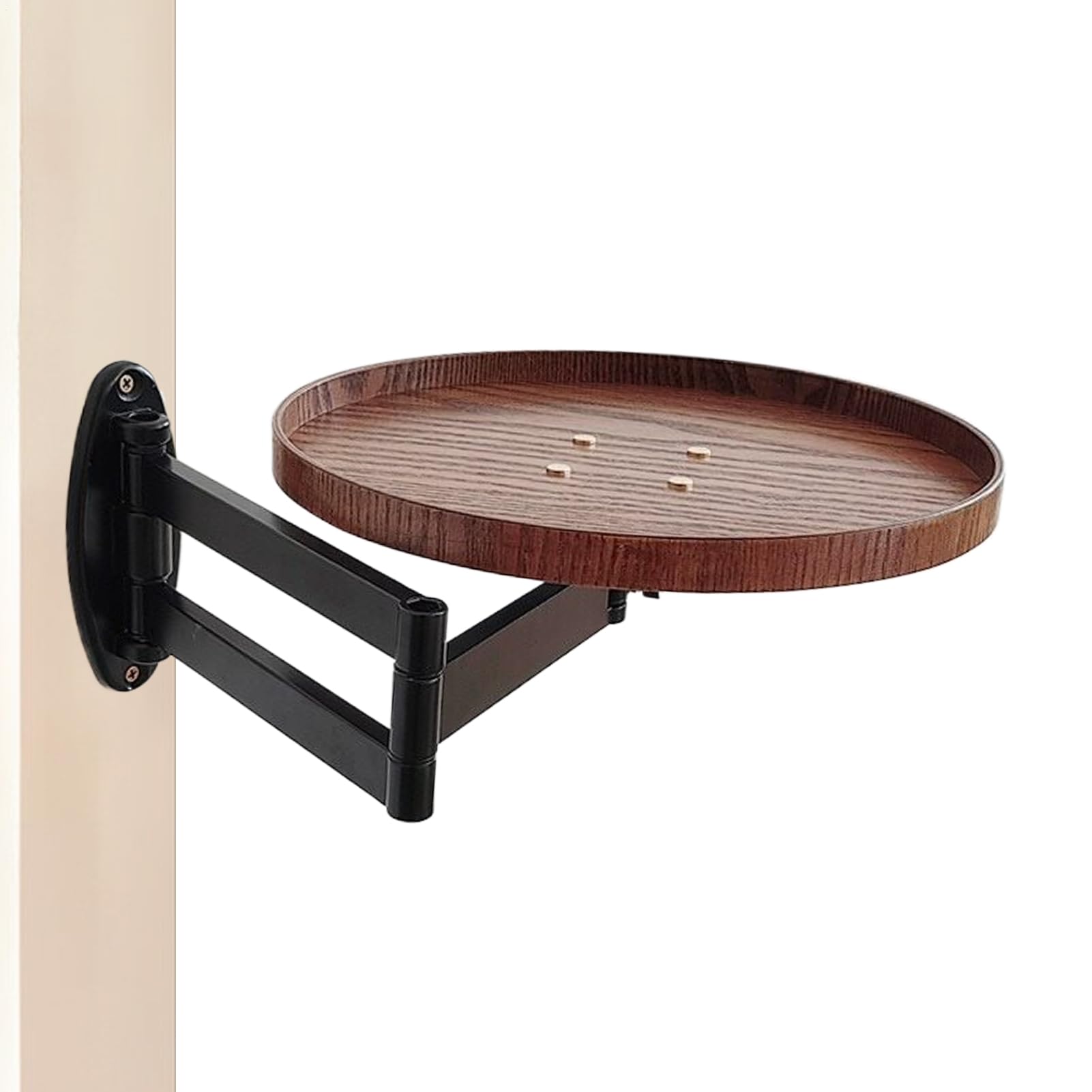 Generico Schwimmender Schreibtisch Für Wand, Wandmontiertisch - Rotierender Nachttisch | Einziehbarer Schwimmender Schreibtisch, Wandständer Für Wohnzimmer, Schlafzimmer, Lernen