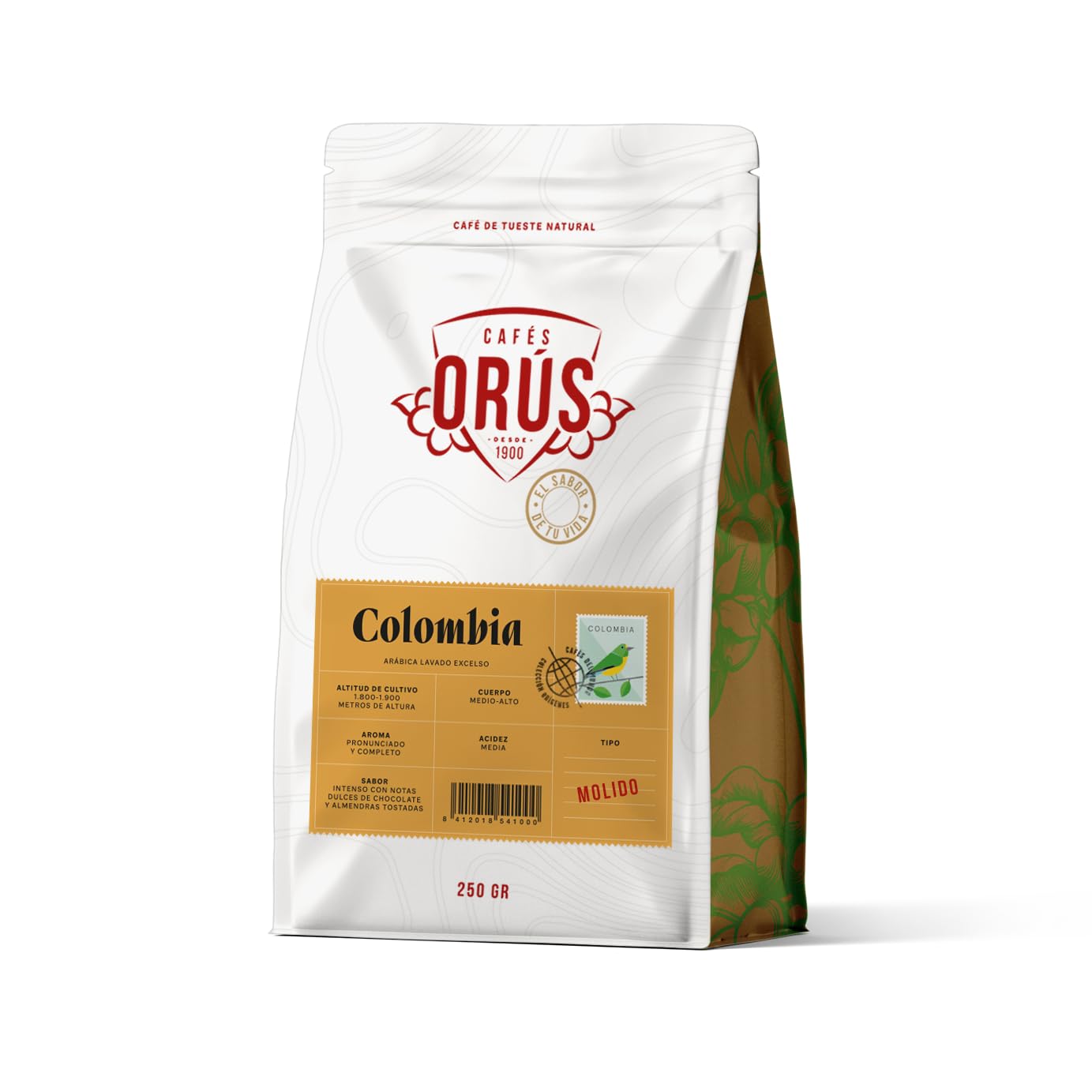 Maletín de café MOLIDO "Colección Orígenes" - (Surtido de 6 variedades de 250 gramos cada uno) - Café de Especialidad 100% Arábica y de Tueste natural |