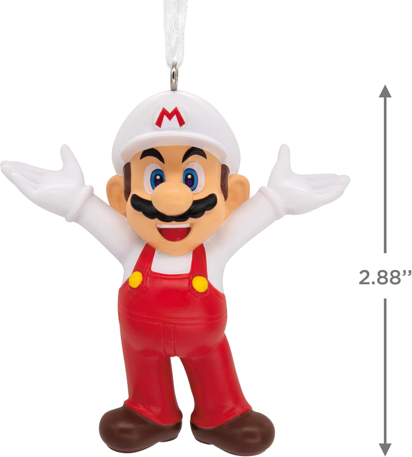 Hallmark Nintendo Super Mario Fire Mario Christmas Ornament
