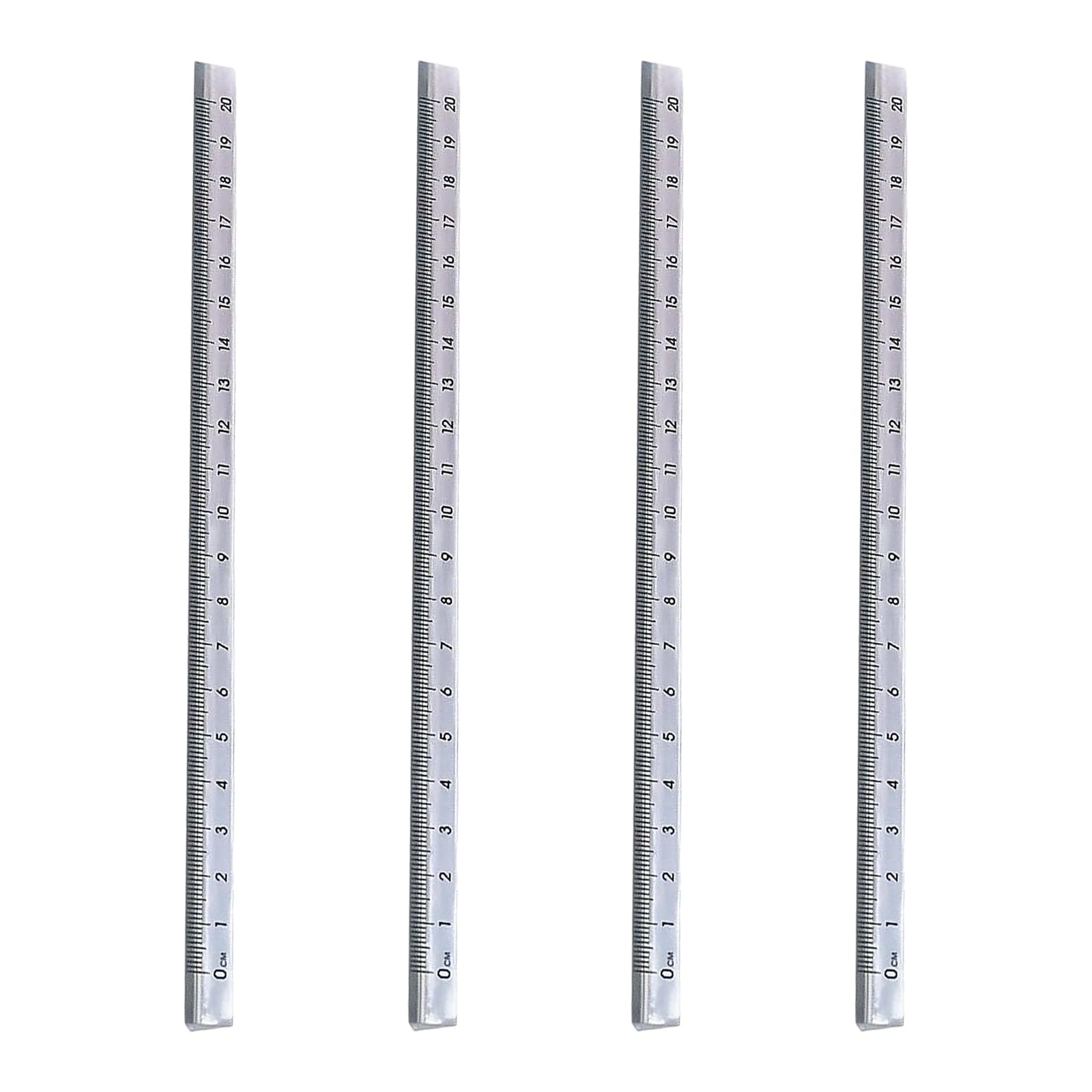 20cm Clear Acrylic Triangle Rulers Accurate Measuring Tool Easy to Use Perfect for Students Architects & Artists Straight Rulers for Cutting