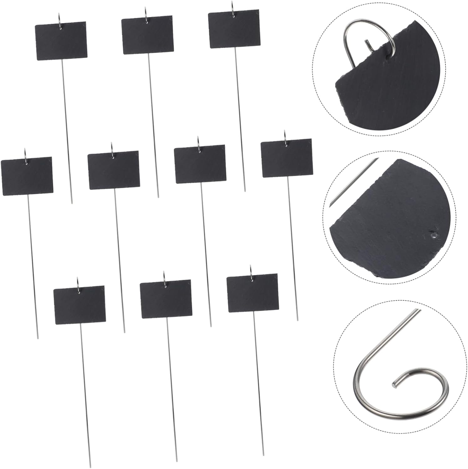 1set Plant Labels Garden Markers Tags Easy to Use Plant Identification for Flower Beds Pots and Parks Reusable