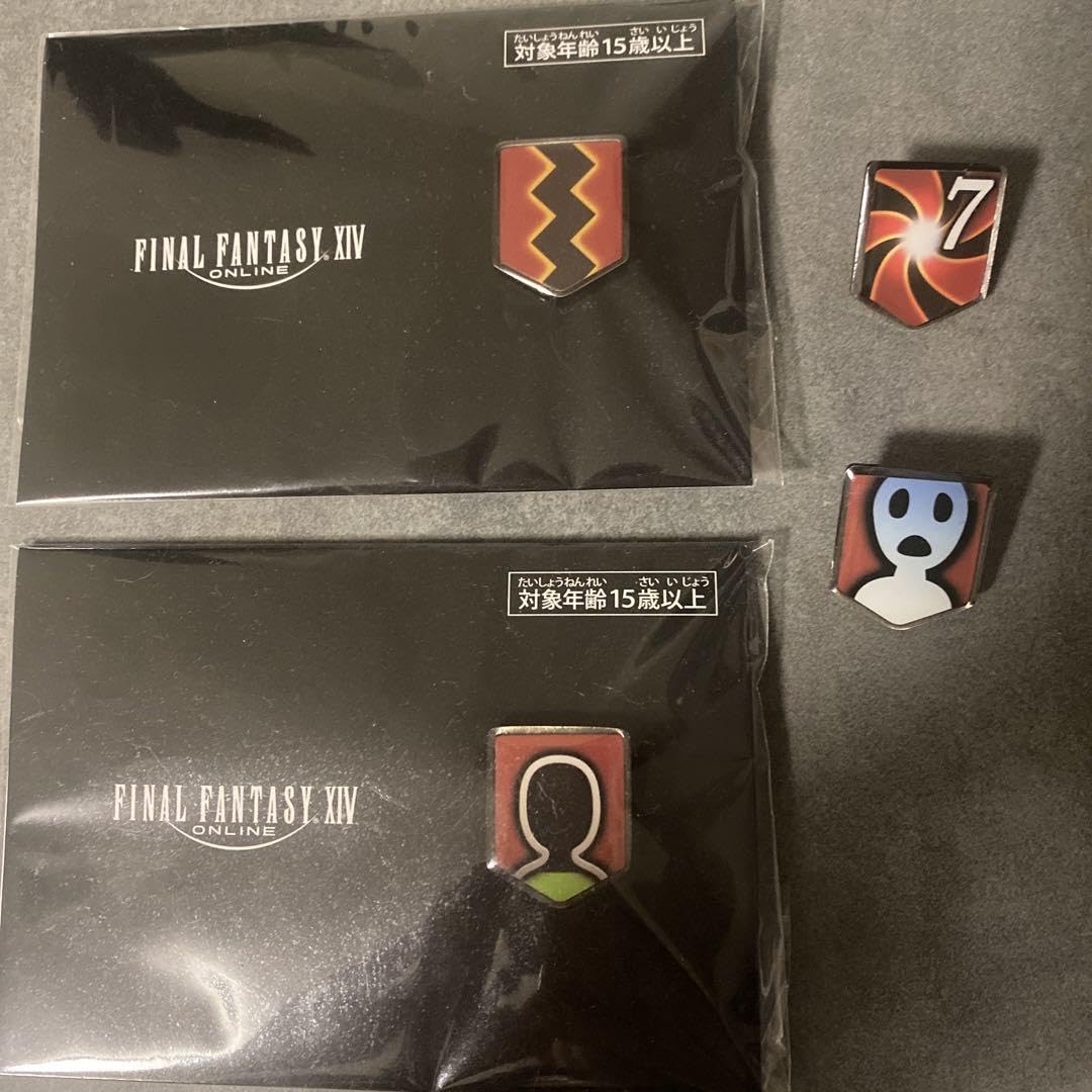 Amazon | FF14 デバフ ピンバッジ | バッジ | おもちゃ
