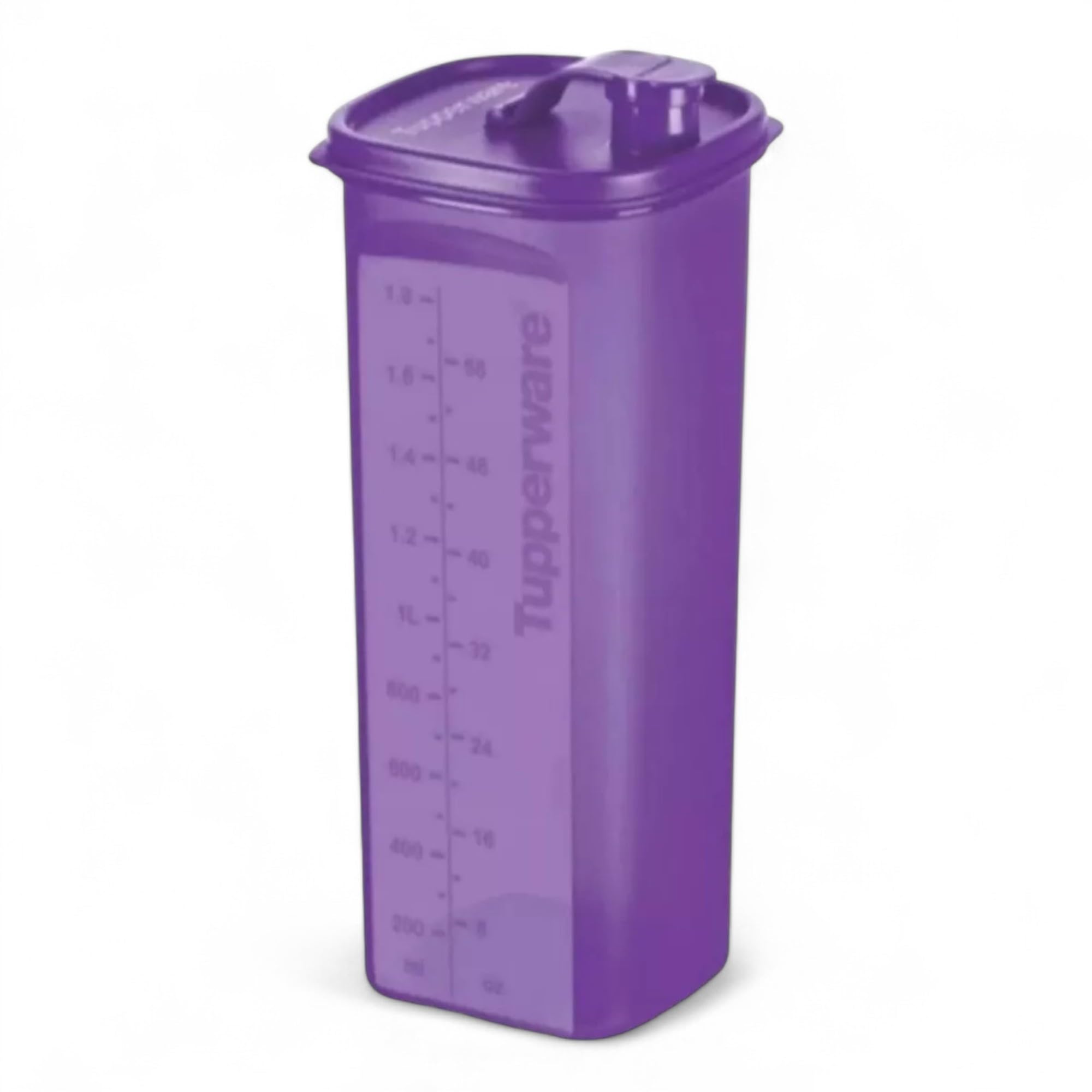 Tupperware 2 Quart Square Refrigerator Pitcher in Grape Purple