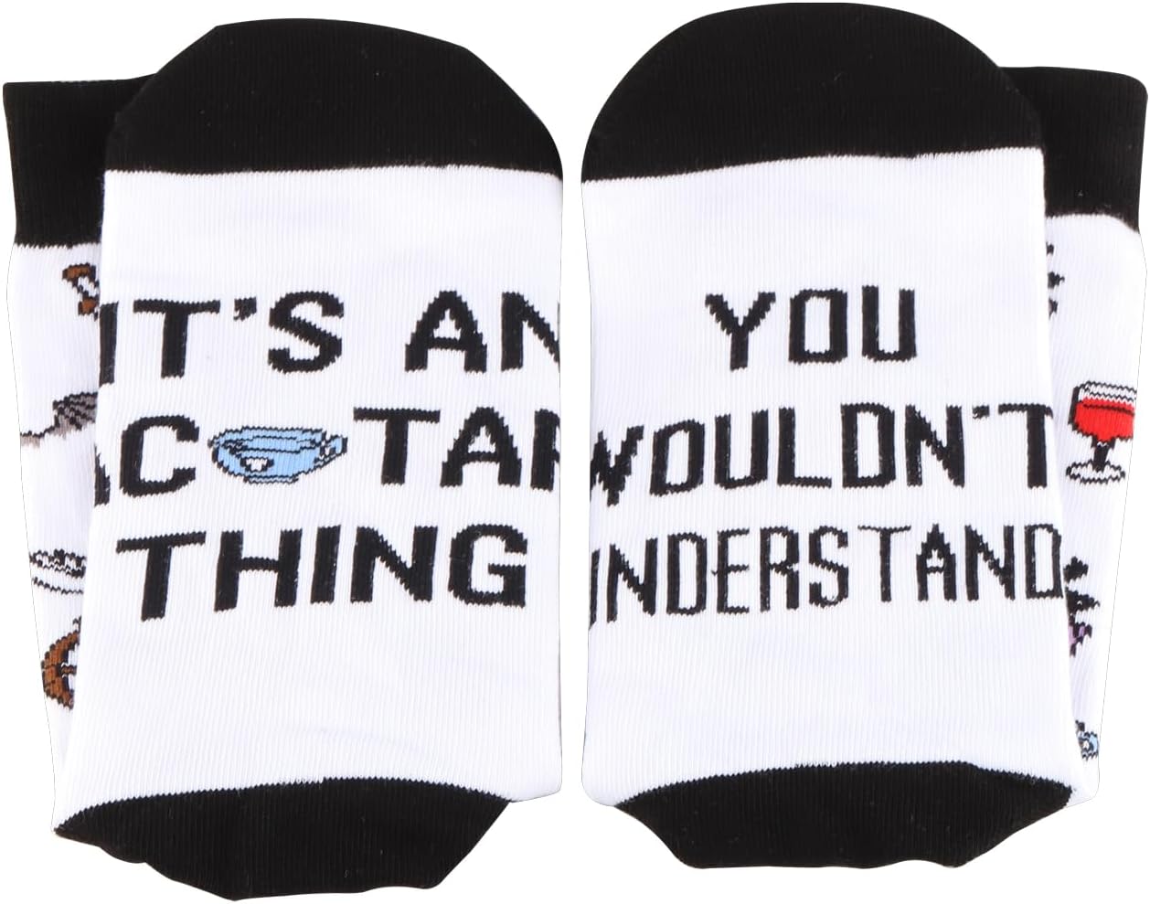 Bookish Merch Gift Book Fans Gift It's An Thing You Wouldn't Understand Novelty Socks for Book Lovers (US, Alpha, One Size, Regular, Regular, ACOTA Thing) - Image 3