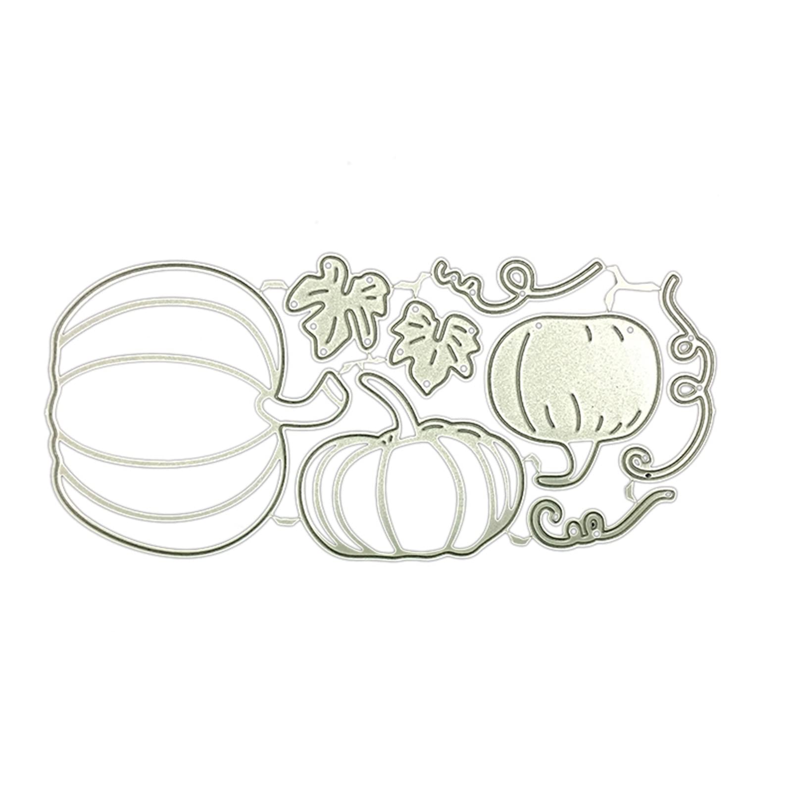 Mekalero Pumpkin Cutting Dies Embossing Die Cuts Stencils for Greeting Card Making Scrapbooking Album Paper Pumpkin Cutting Dies