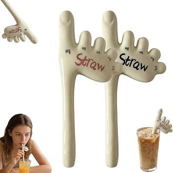 2PCS Handmade Toe-tal Straw, 2026 Reusable Shaped Drink Sticks, Novelty Foot Shaped Drink Straw, Dark Humor Gag Gift for Prank Lovers, for Parties, Gag Gifts, and Home Use 2PCS