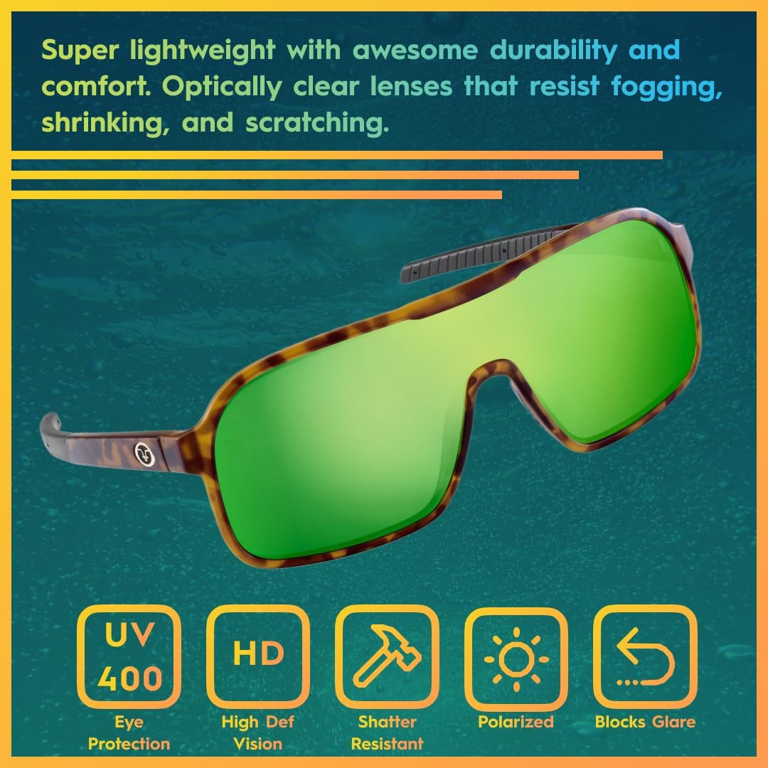 Flying Fisherman Sounder Polarized Sunglasses | 100% UV Protection, Perfect for Fishing, Boating & Outdoor Sports