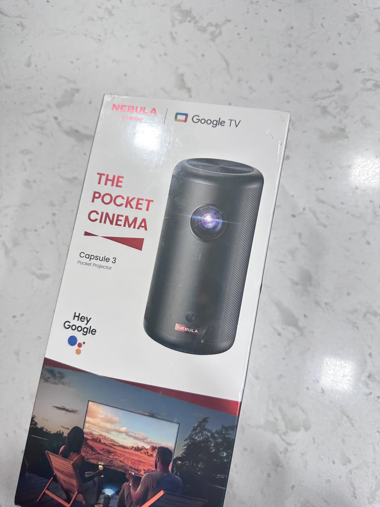 NEBULA Capsule 3 GTV Portable Mini Projector, India | Ubuy