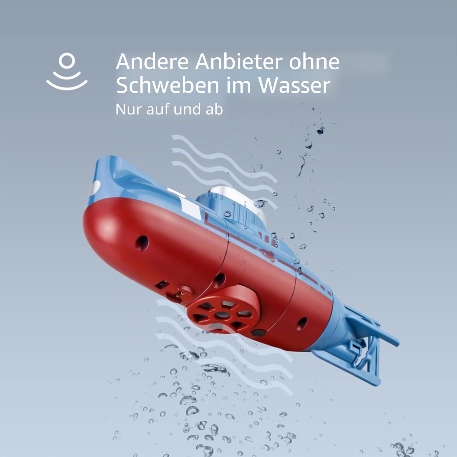 Mini U-Boot RC Boot Fernbedienung Wasserdichtes Spielzeug für Kinder