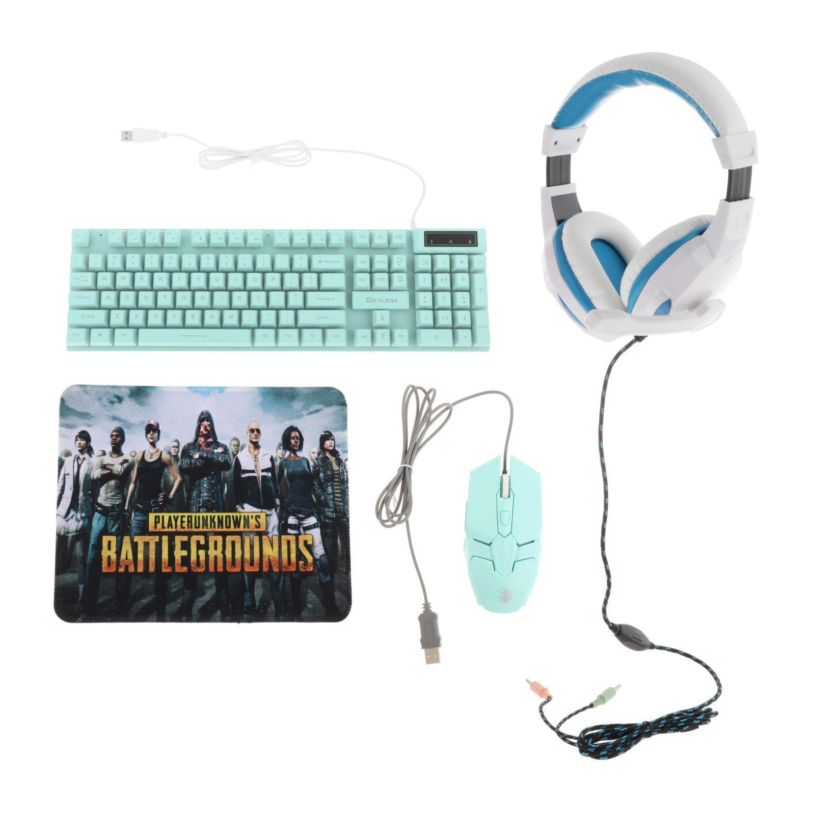 CALANDIS™ Gaming Keyboard Combo Programmable Mouse 4 in 1 for Computer Gamer Blue | Keyboards Mice & Pointers-image-48