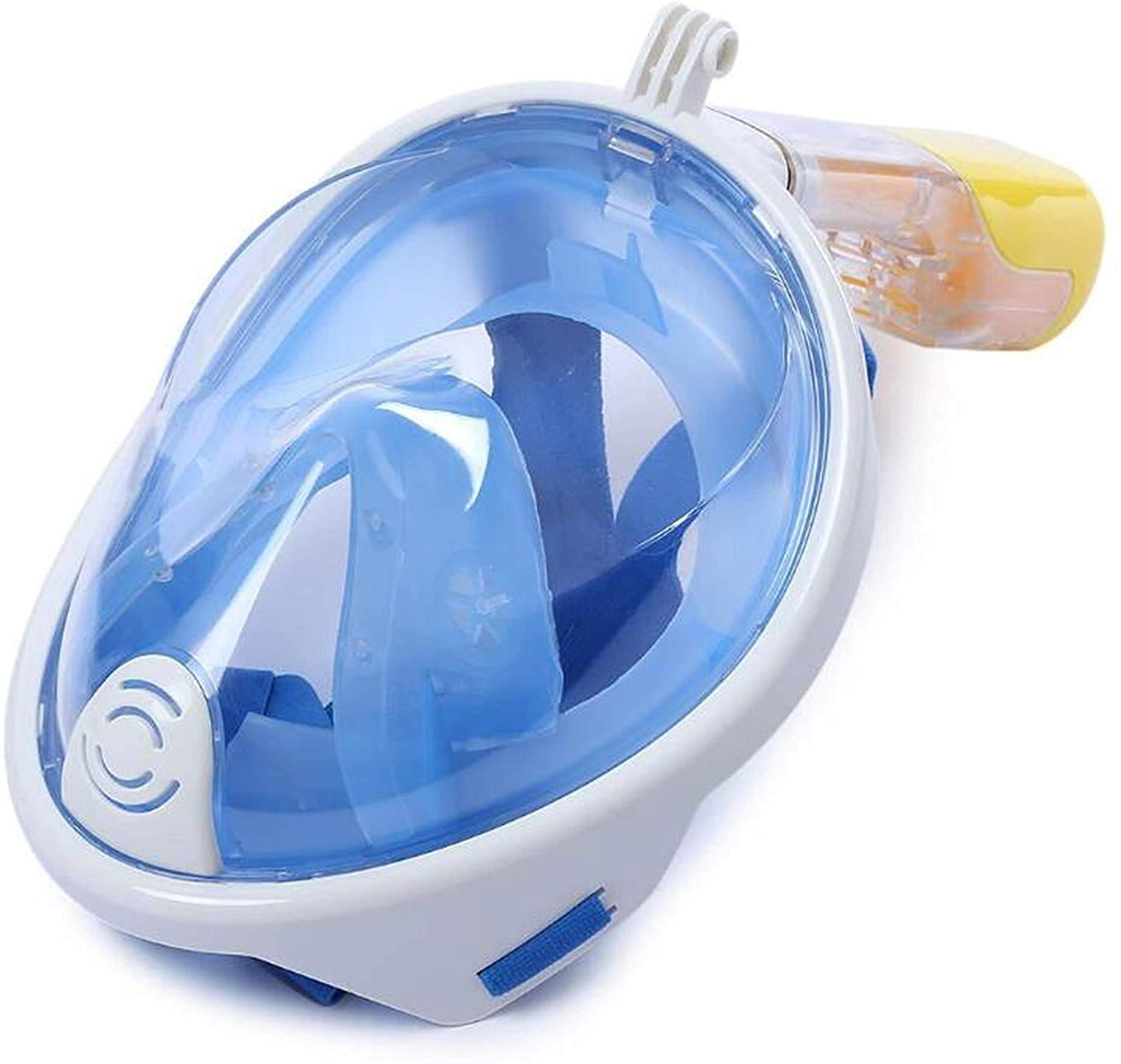 Snorkel Mask Panoramic View Scuba Diving Mask with Panoramic Full Face Design- Longer Ventilation Pipe, Watertight, Anti Fog & Anti Leak Technology,for Diving Swimming