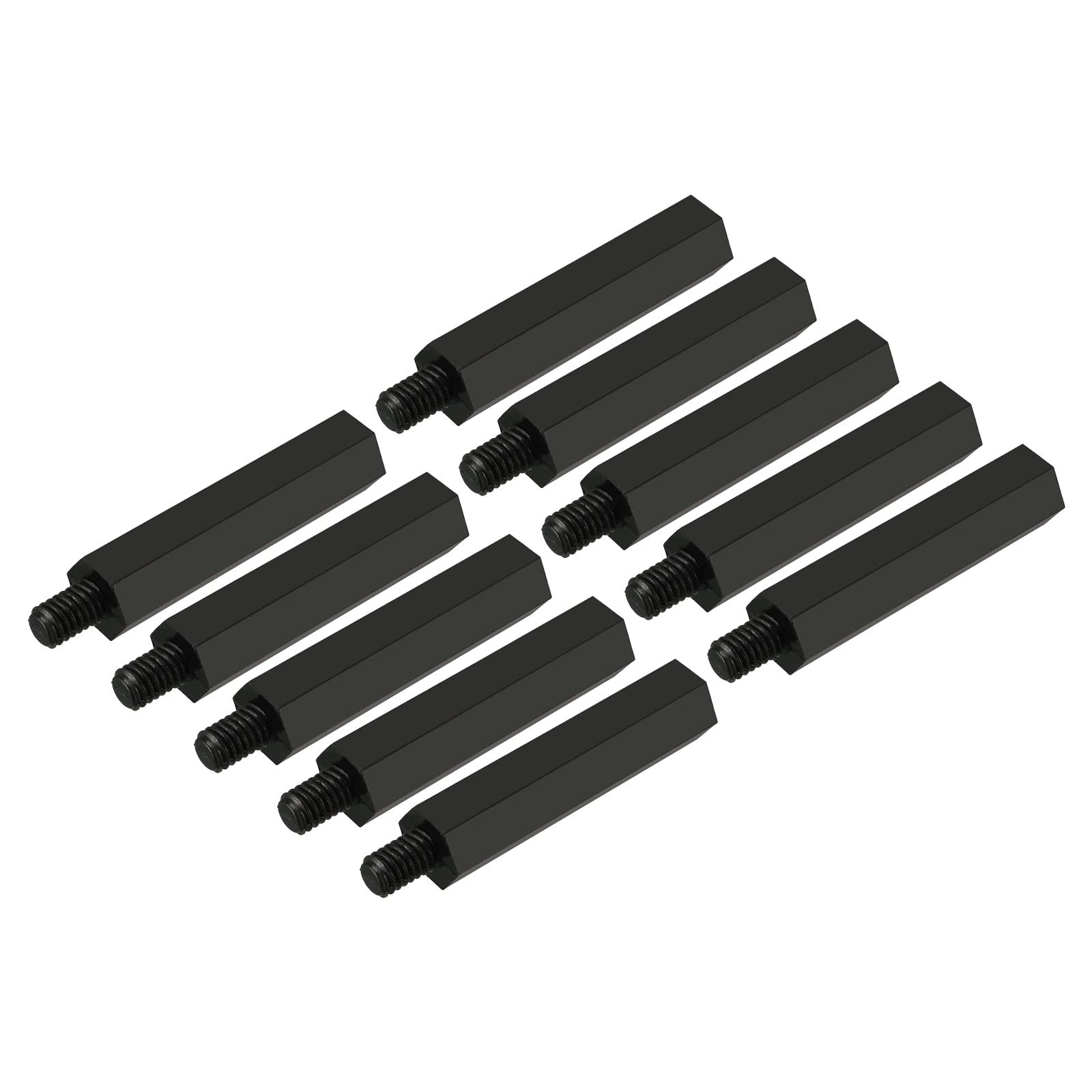 YOKIVE 50 Pcs Nylon Hexagon Threaded Spacer, Hex Spacer with Male Thread